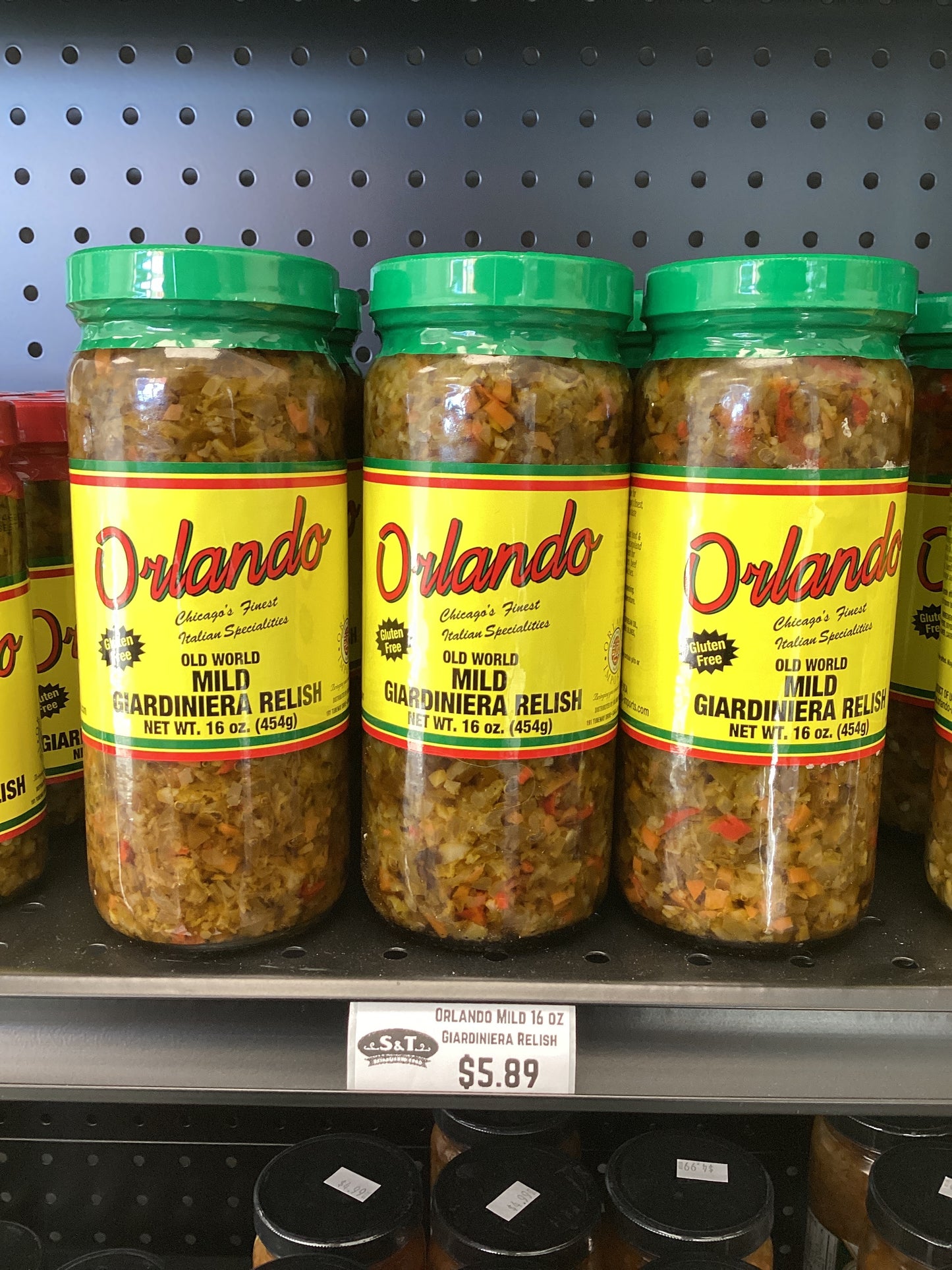 Orlando Mild Giardiniera Relish 16oz
