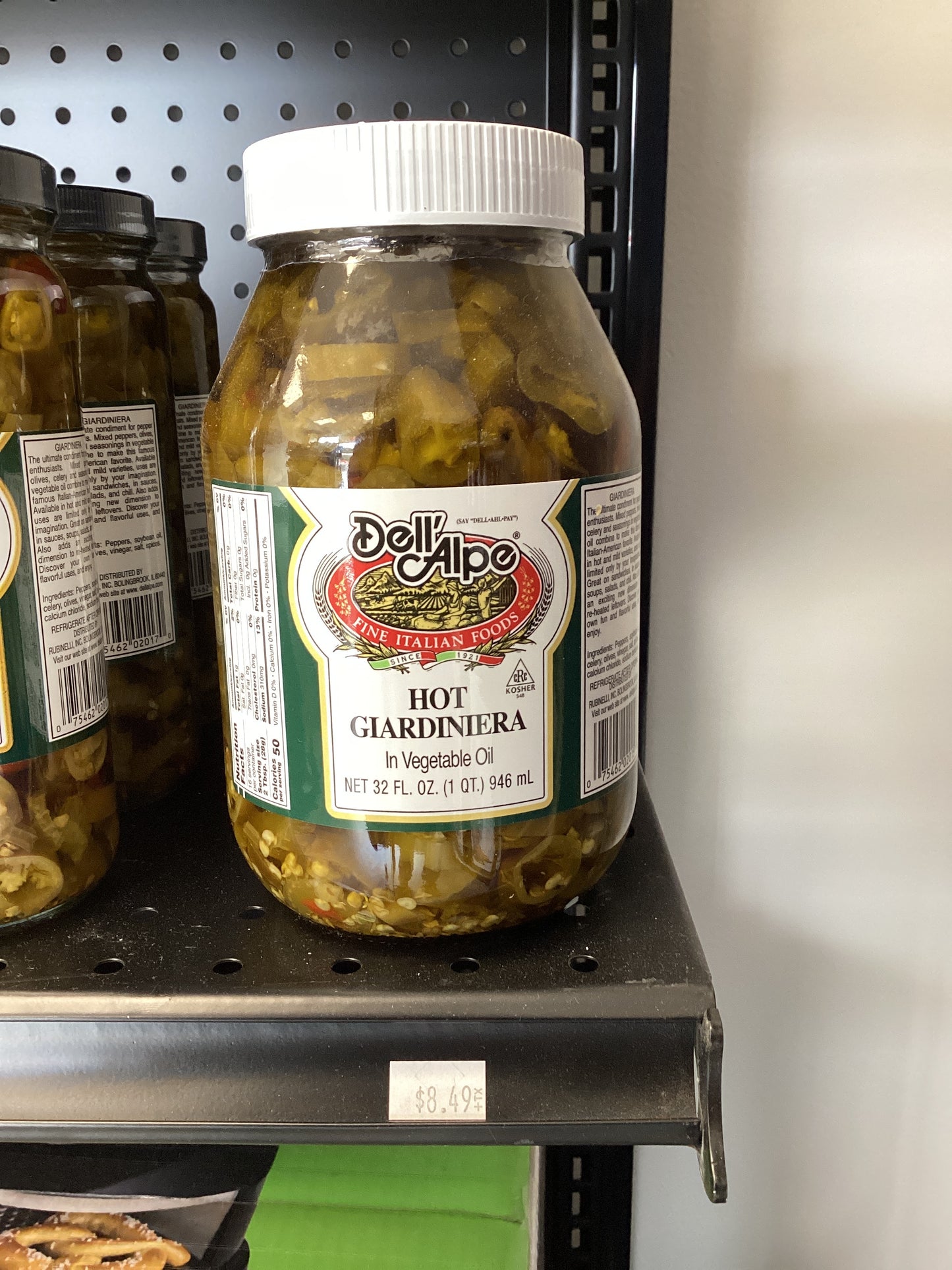 DA Hot Giardiniera 32oz