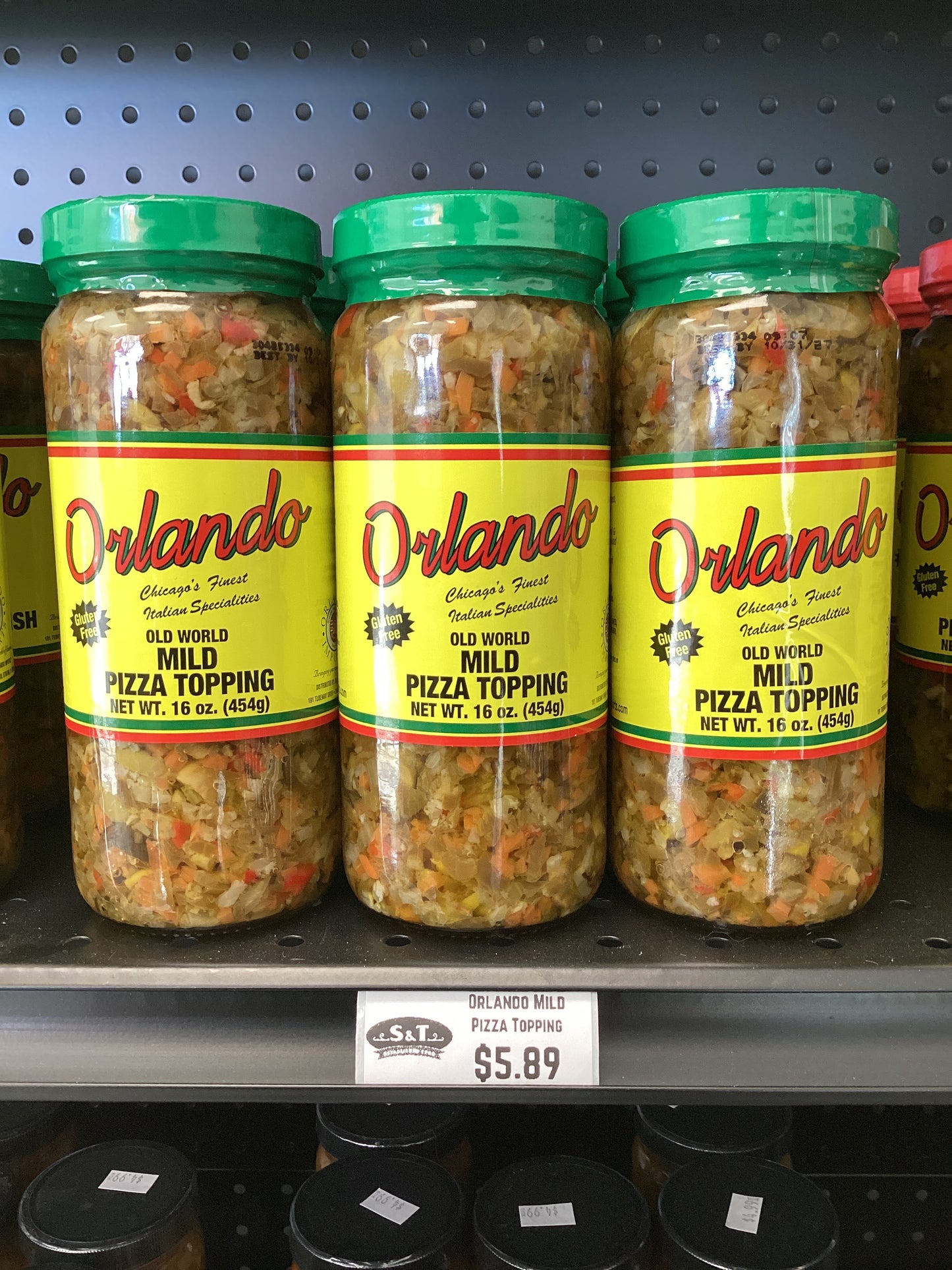 Orlando Mild Pizza Topping 16oz